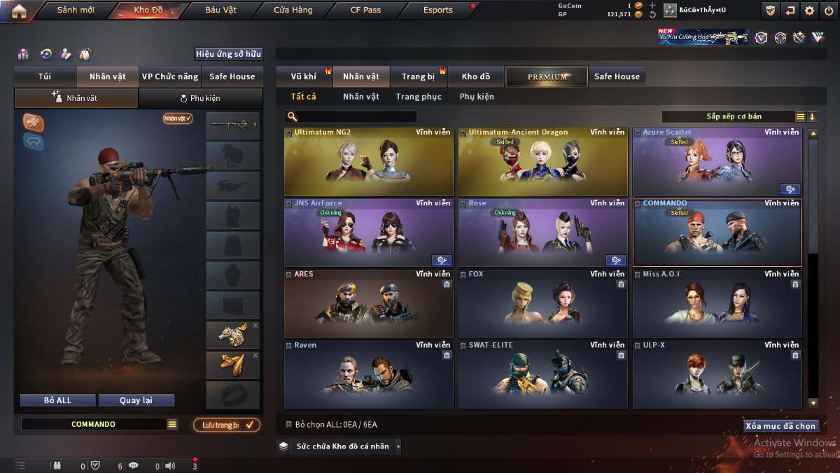 shop acc cf uy tin gia re